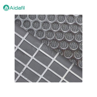 Composite Sintered Wire Mesh With Perforated Plate Layer