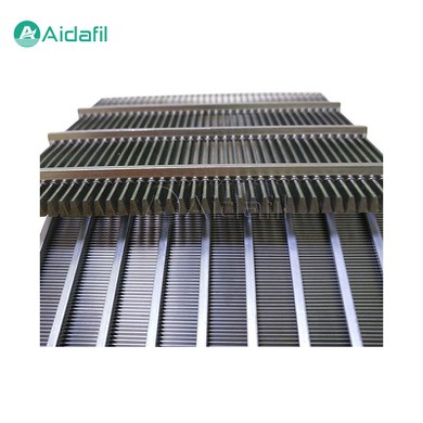 High Quality Flat Wedge Wire Screen Panel