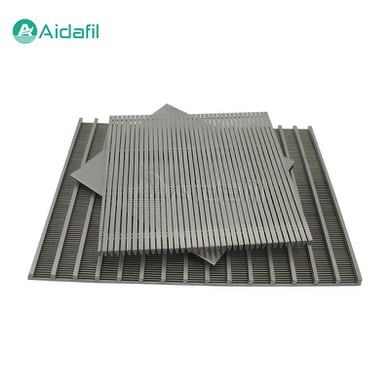 High Quality Flat Wedge Wire Screen Panel