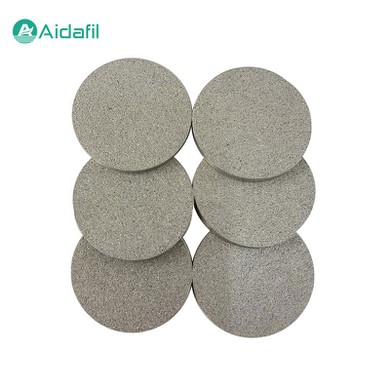 High Quality Porous Sintered Titanium Powder Filter Disc
