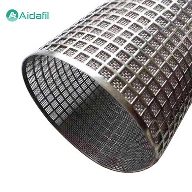 High Strength Square Hole Punching Plate Composite Sintered Mesh