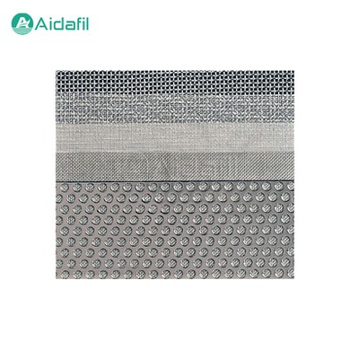 Highly Engineered Filter Material Perforated Plate Composite Sintered Mesh