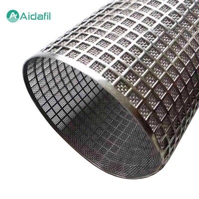 High Strength Square Hole Punching Plate Composite Sintered Mesh