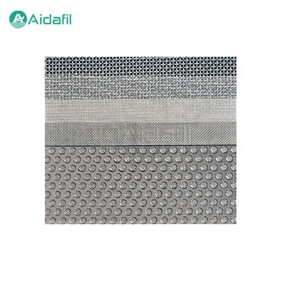 Highly Engineered Filter Material Perforated Plate Composite Sintered Mesh