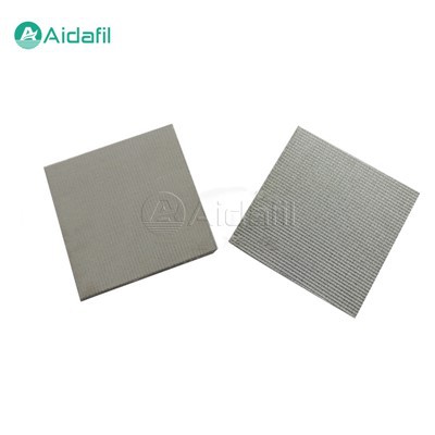 Stainless Steel Fiber Sintered Felt With Single Protective Mesh Layer