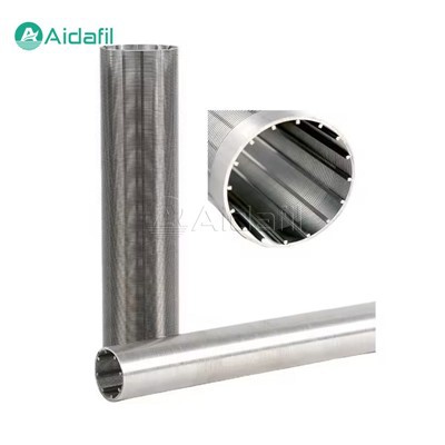 Strong Rigid Wedge Wire Screen Tube