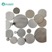 Uniform Filtration Accuracy Sintered Mesh Filter Disc