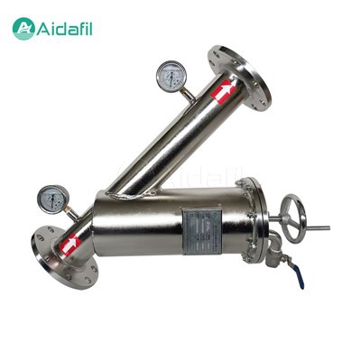 Y-Type Filter For Removing Solid Particles