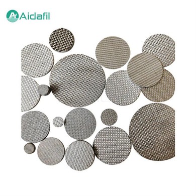 Stainless Steel Sintered Mesh Filter Disc