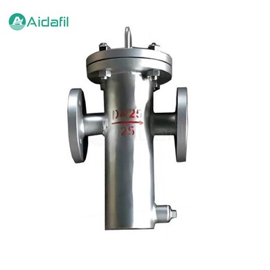 Straight-Through Stainless Steel Basket Filter