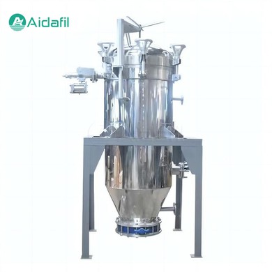 Vibrating Slag Removal Vertical Design Leaf Filter