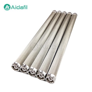 Porous Metal Media Filter Element