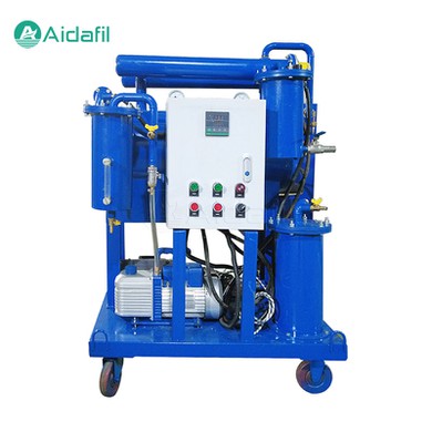 Vacuum Dehydrator Oil Purifier For Engine Oil Purification