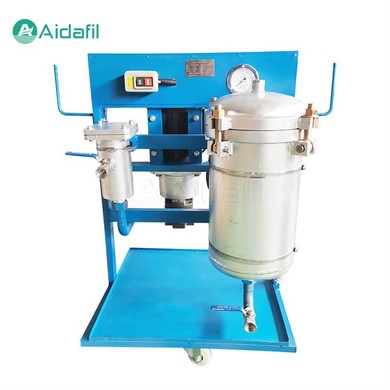 Long-Life Portable Oil Filter Cart