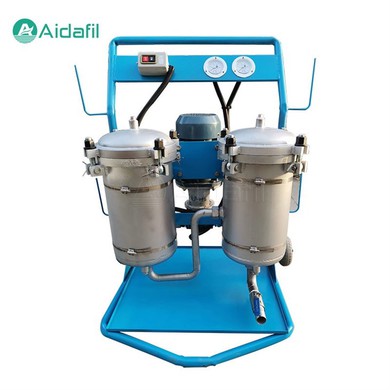 Manual Push Compact Portable Oil Filter Cart