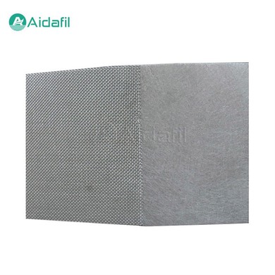 Sintered Fiber Felt With Protective Meshes