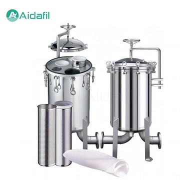 Stainless Steel Bag Filter Housing For Industrial Waste Water Purification