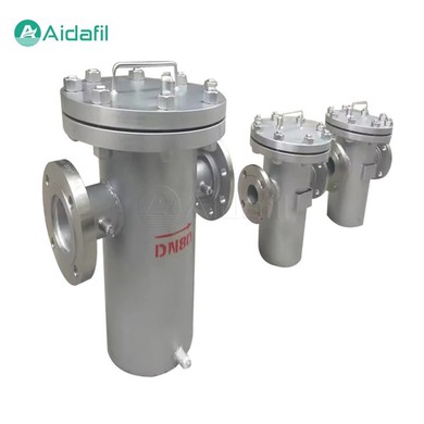 Stainless Steel Basket Filter For Water Pipe Line
