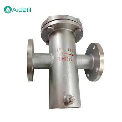 Stainless Steel Basket Filter For Water Pipe Line