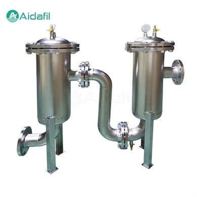 Stainless Steel Duplex Filter For Industrial Water Filtration