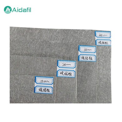 Stainless Steel Sintered Fiber Felt Without Protective Net