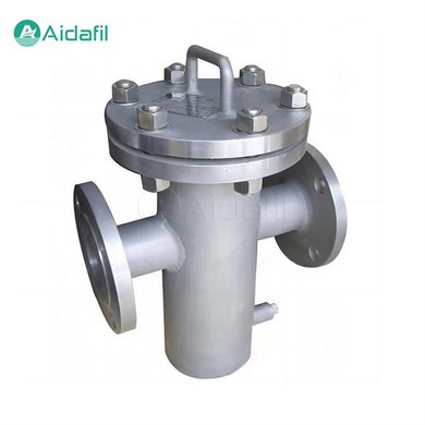 Stainless Steel Straight-Through Basket Filter
