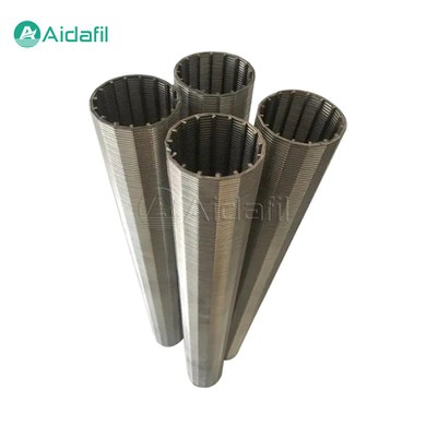 Stainless Steel Wedge Wire Screen Filter Tube