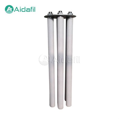 Sintered Powder Porous Metal Media Filter Element